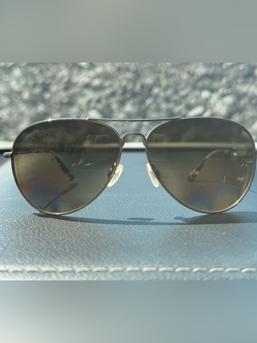 Maui Jim Women’s Black Aviator Sunglasses